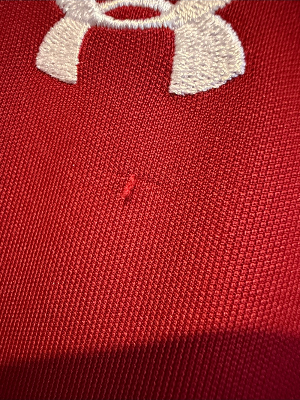 Under Armour Red Men's Athletic Polo - Picture 3 of 5